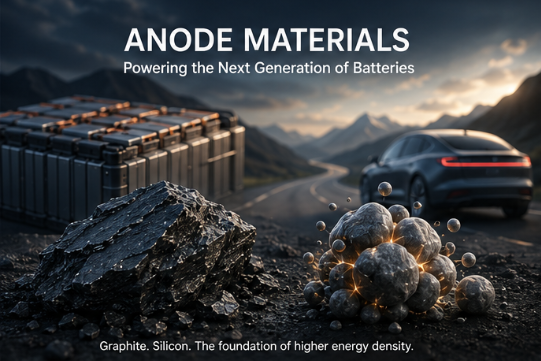 Anode Materials Explained: Graphite, Silicon, and the Future of Lithium-ion Batteries