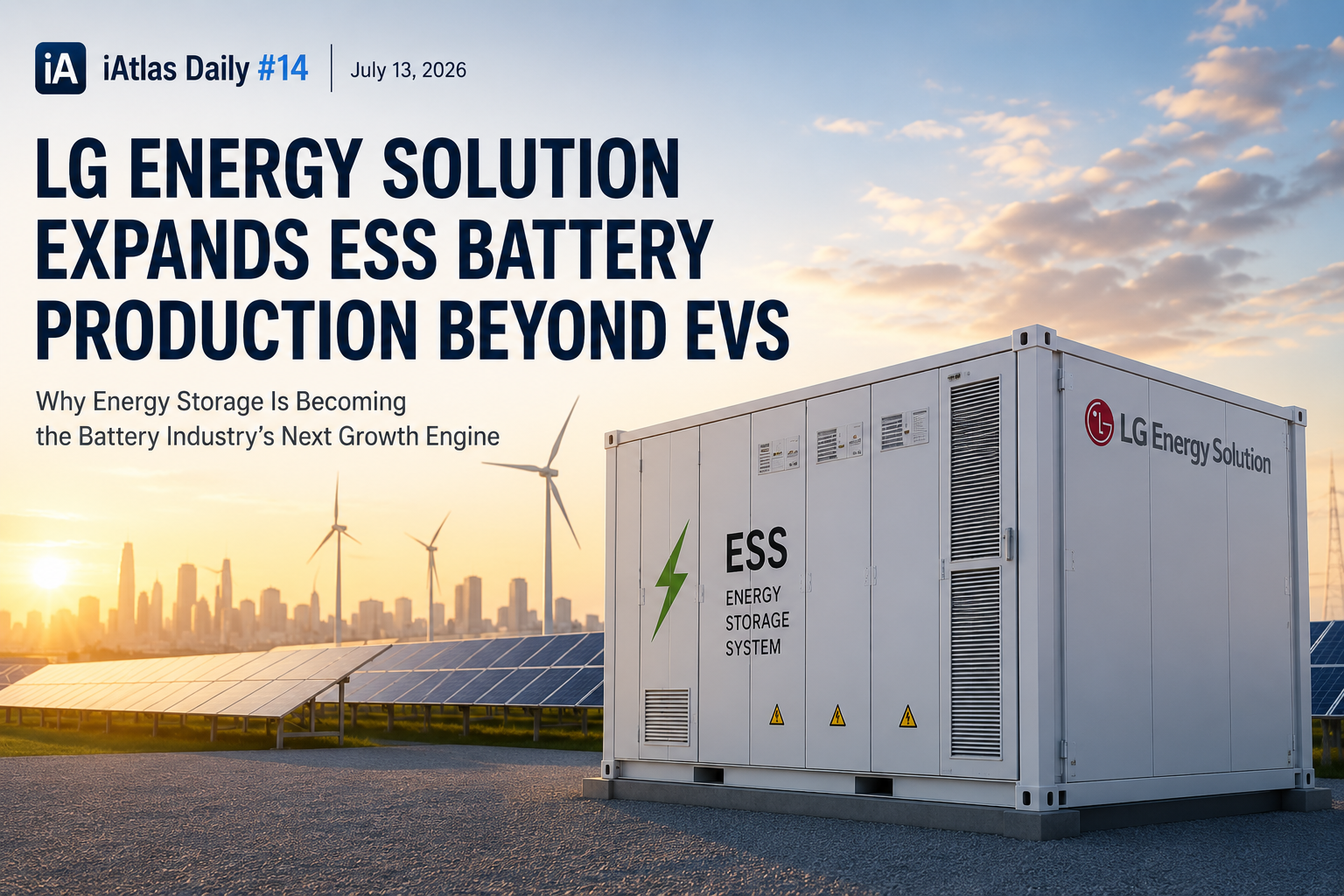 LG Energy Solution expandsd ESS battery production beyond EVs