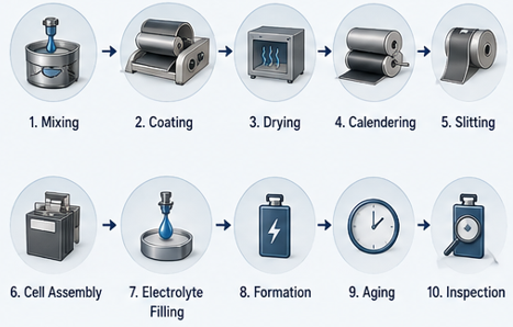 Bettery Cell manufacturing process_from material to cell