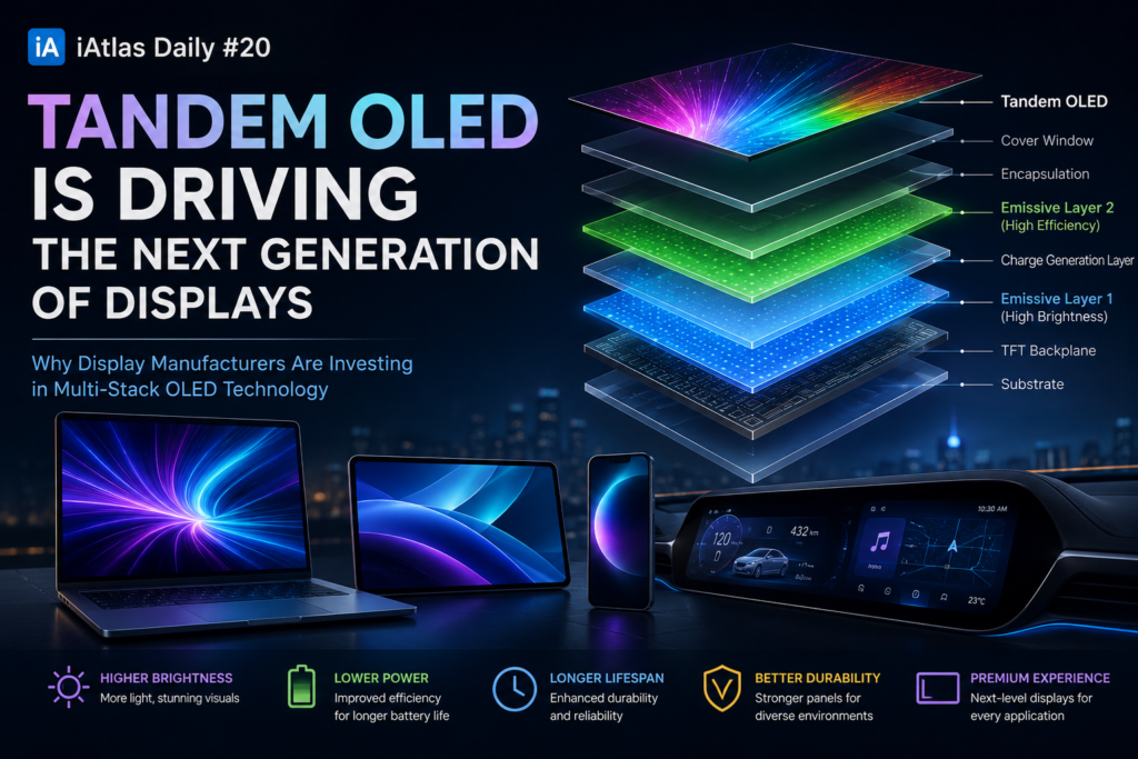 Tandem OLED is driving the next generation of displays