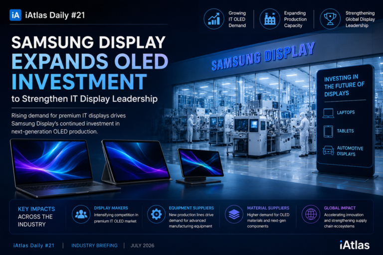 Samsung Display expands OLED investment to Strengthen IT Display Leadership