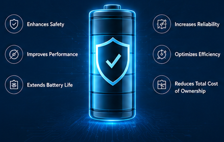 Battery Management System(BMS) Key benefits