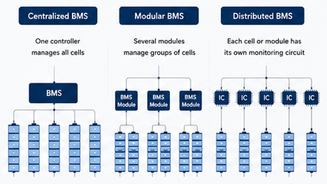 Types of Battery Management System(BMS)