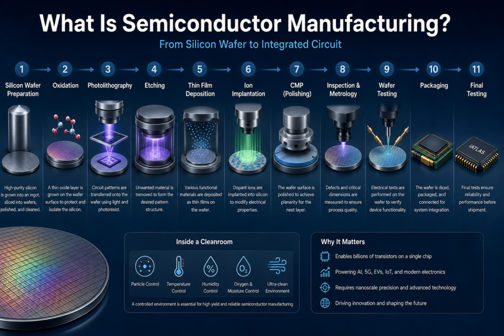 What is semiconductor manufacturing?