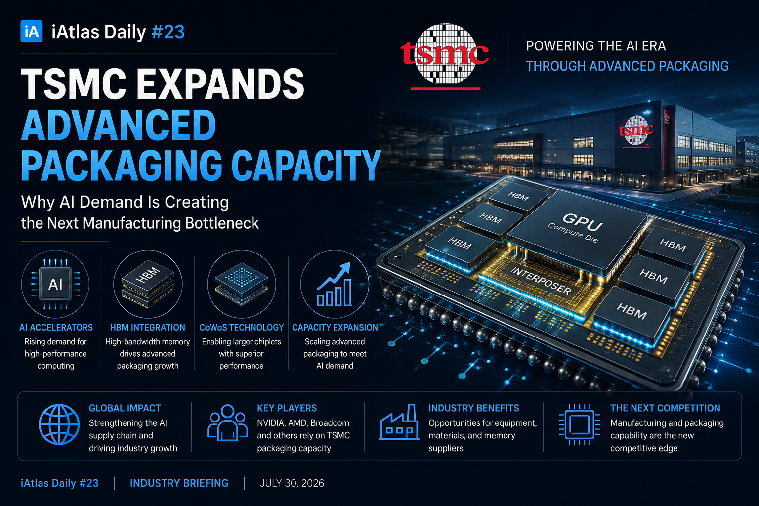 TSMC expands advanced packaging capacity