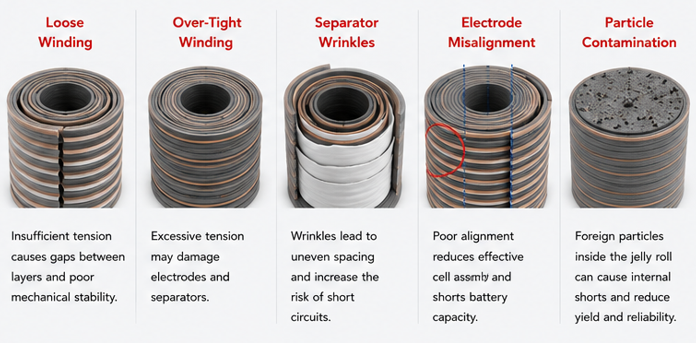 Common winding defects