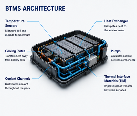 Battery Thermal Management System(BTMS)_BTMS Architecture