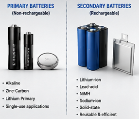 Battery_Types of batteries