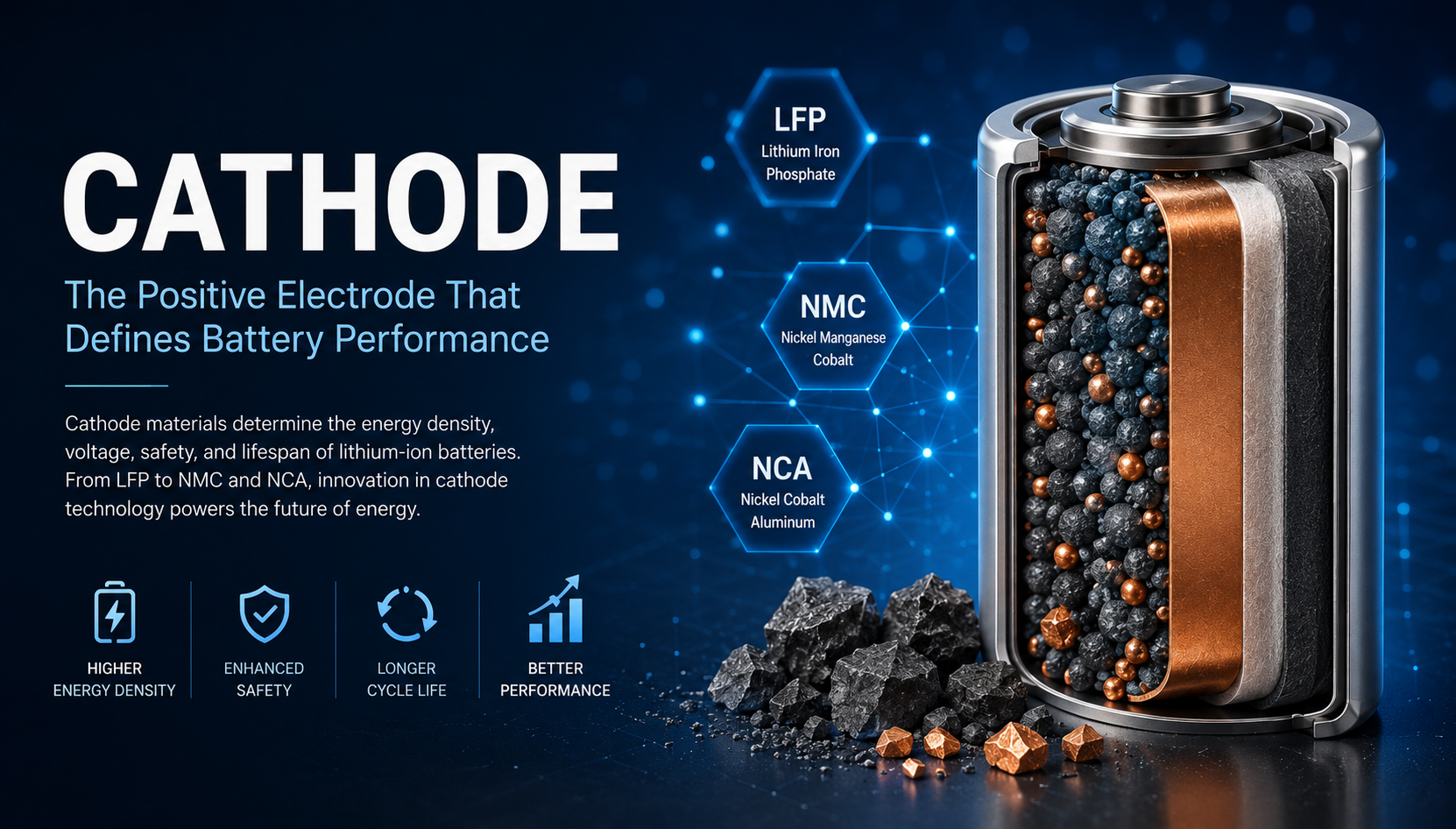 Cathode Explained_The Positive Electrode That Defines Battery Performance