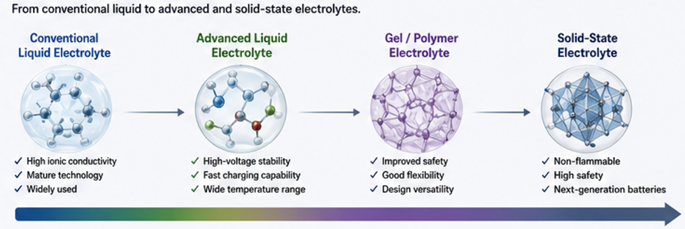 The future of electrolyte technology