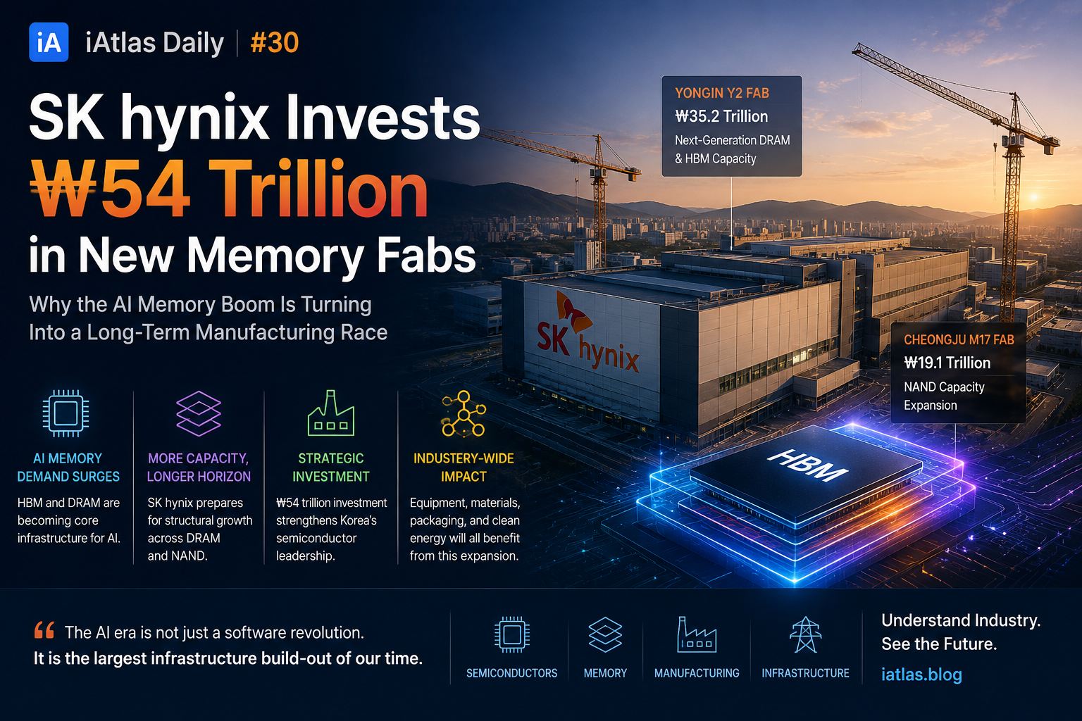 SK hynix invests 54 Trillion in new memory fabs