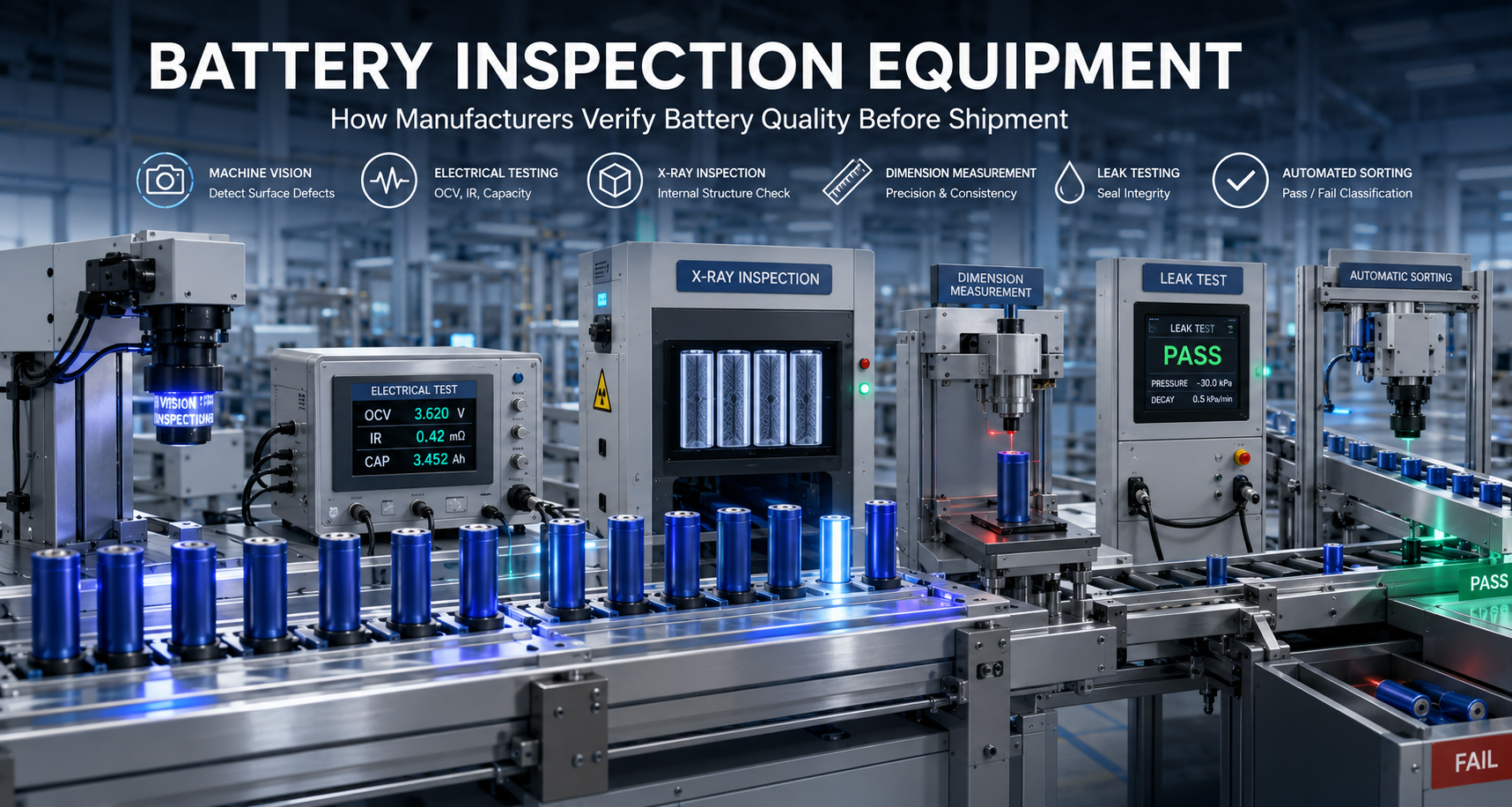 Battery inspection equipment