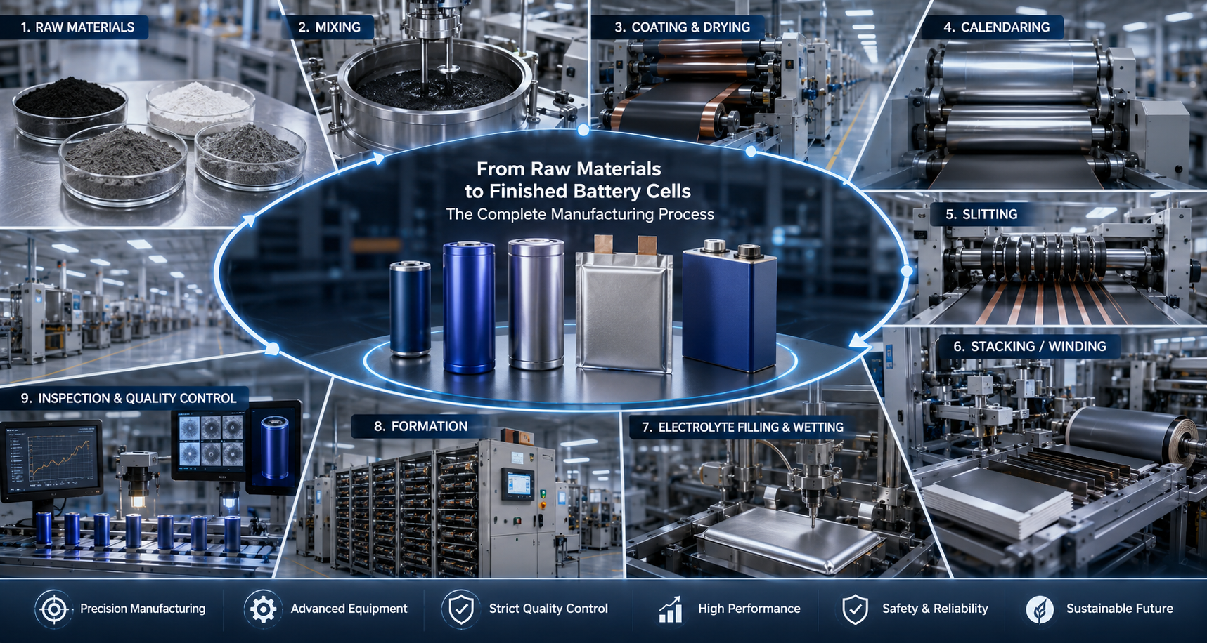 Battery manufacturing process explained
