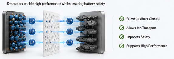 Separator equal safety and performance