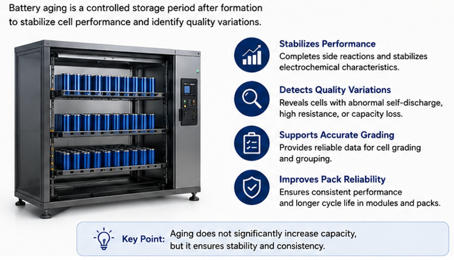 what is the battery aging process