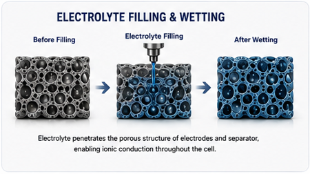 Battery Manufacturing Process_Electrolyte filling & wetting