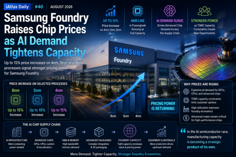 Samsung Foundry raises chip prices as AI demand tightens capacity