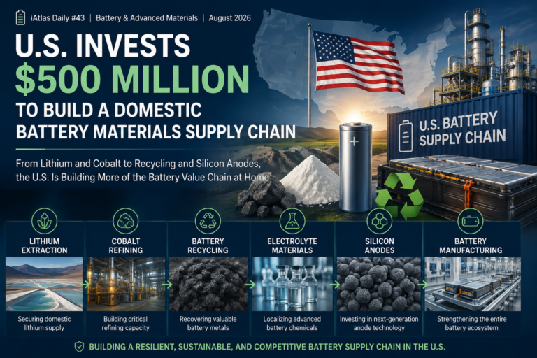 U.S. Invests $500 million to build a domestic battery materials supply chain