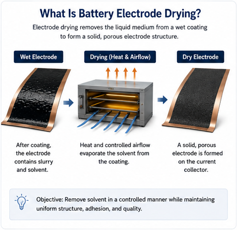 Battery_Electrode drying_What is battery electrode drying