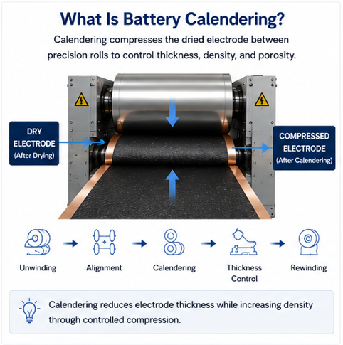 Battery calendering_What is battery calendering