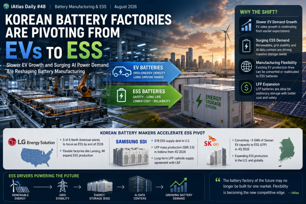 Korean battery factories are pivoting from EVs to ESS