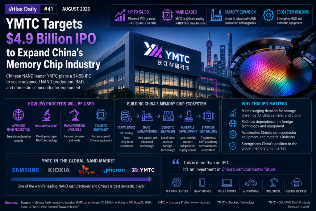YMTC targets $4.9 billion IPO to expand China's memory chip industry4