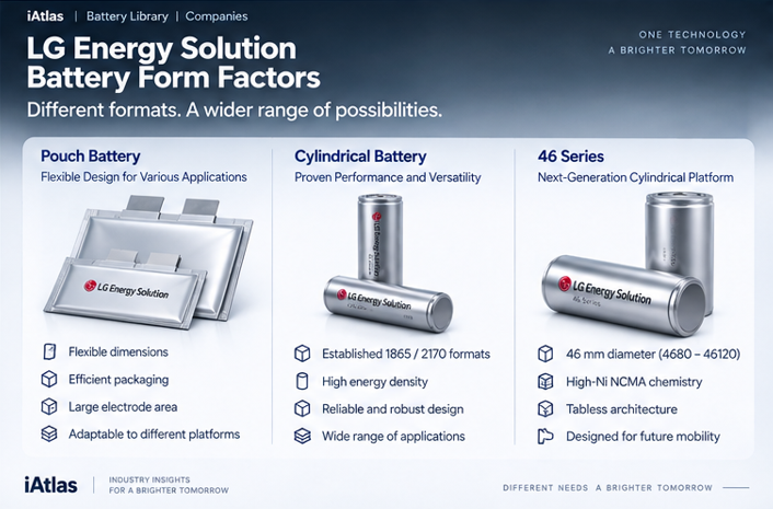 LG Energy Solution battery form factors