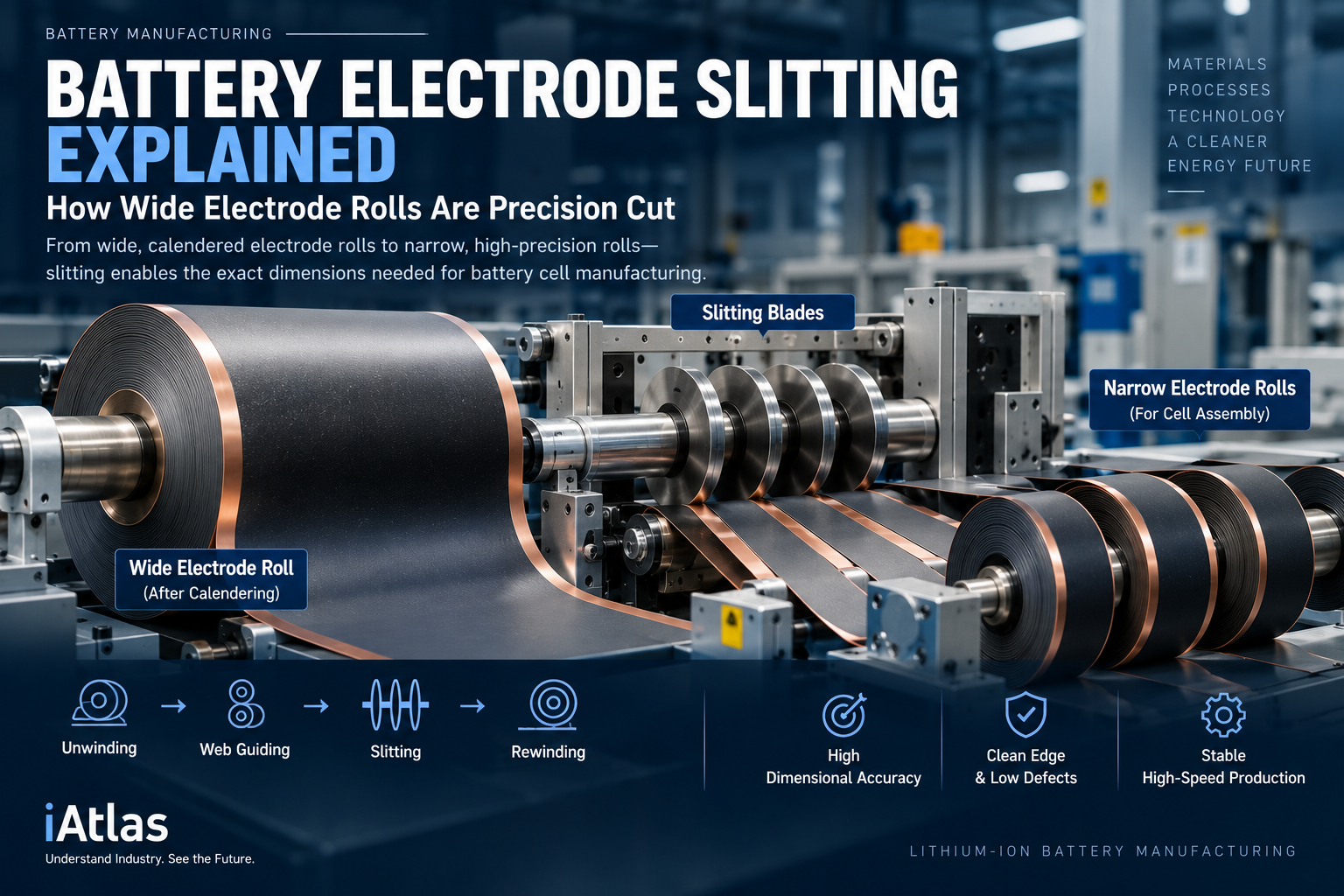 Battery Electrode Slitting explained