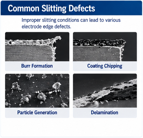 Battery Electrode Slitting explained_Common slitting defects