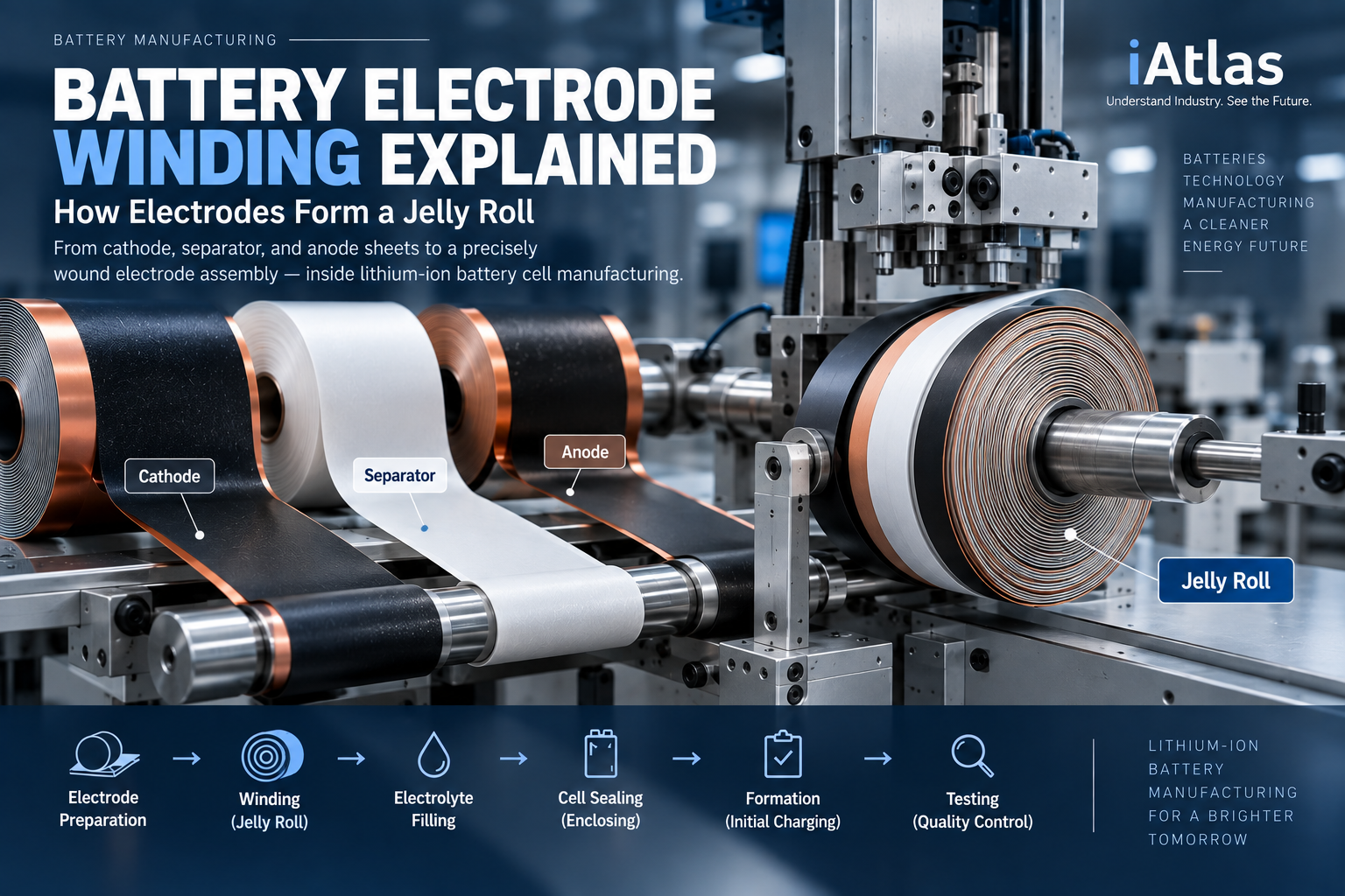 Battery Electrode Winding explained