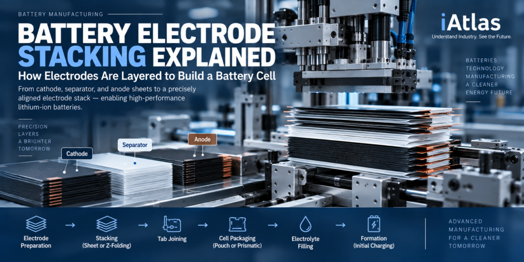Battery Electrode Stacking explained