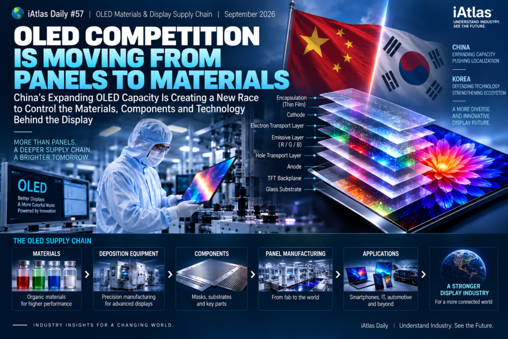 OLED competition is moving from panels to materials