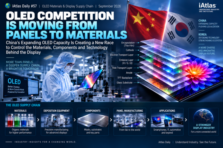 OLED competition is moving from panels to materials