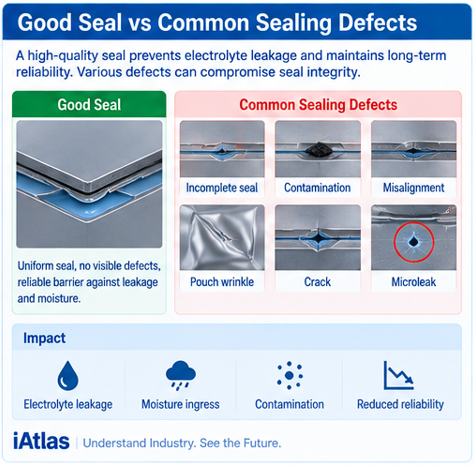 Battery Cell Sealing Explained_good seal vs. common sealing defects