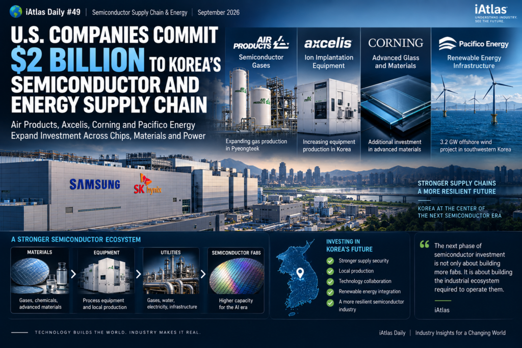 U.S. Companies commit $2 billion to korea's semiconductor and energy supply chain