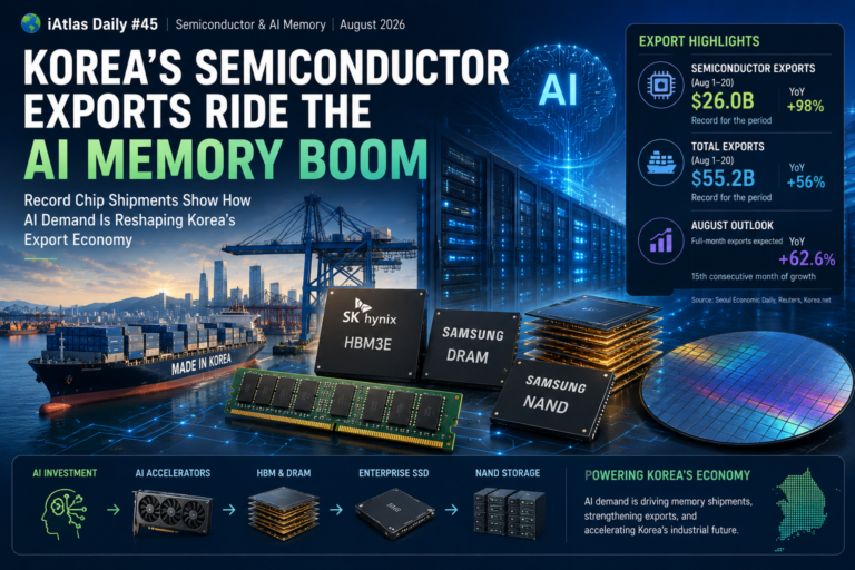 Korea's semiconductor exports ride the AI memory boom