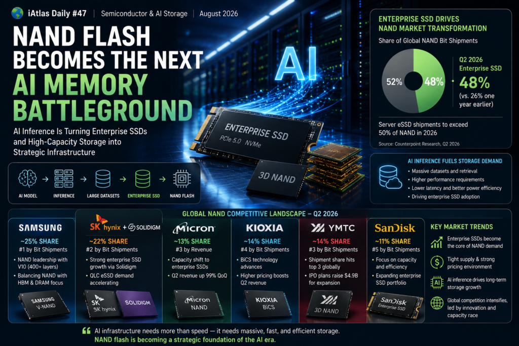 Nand flash becomes the next AI memory battleground