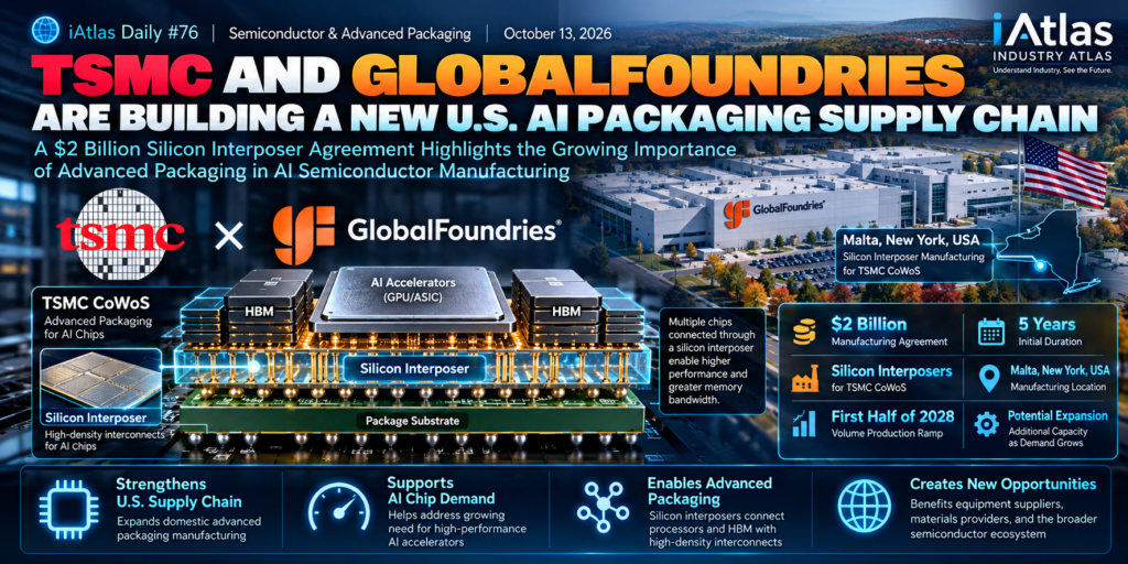 iAtlas Daily #76_TSMC and global foundries are builing a new us ai packaging supply chain