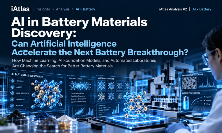 iAtlas Insight Analysis AI x Battery #2_AI in battery materials discovery